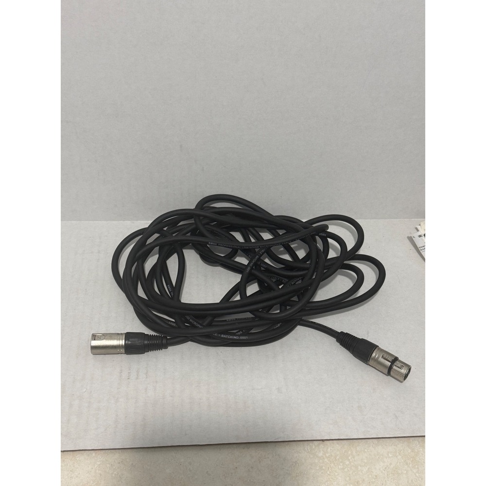 Rode Professional Low Noise Microphone Cable Batch No 0001 XLR Male to Female